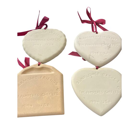 Pampered chef cookie molds- 1990s- Preowned- Lot of 4 - Picture 2 of 4